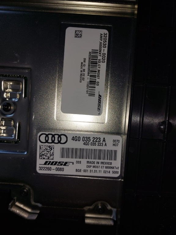 Amplificator audio Bose/ statie Audi A6 4G / A7 / 