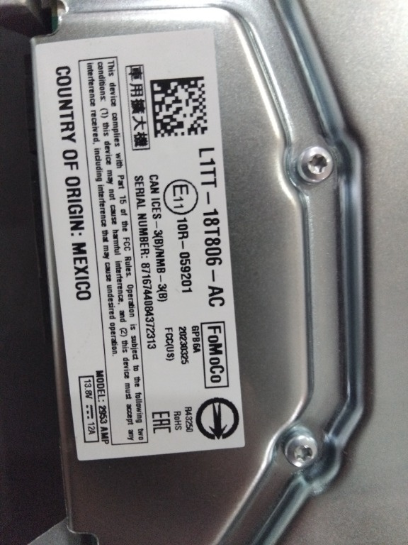Amplificator audio Ford Puma 1.0 i An 20