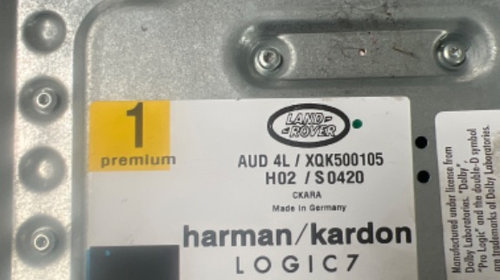 Amplificator Audio Harman Kardon LOGIC 7 Range Rover Sport Discovery 3 Cod XQK500105