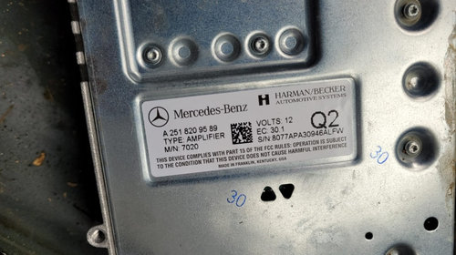 Amplificator audio Mercedes ML 320 W164 3.0 C