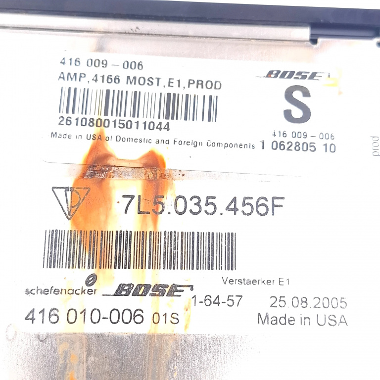 Amplificator Audio Porsche CAYENNE (9PA,