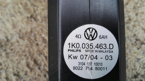 Amplificator audio VW Golf 5, 2006, cod 1K0035463D