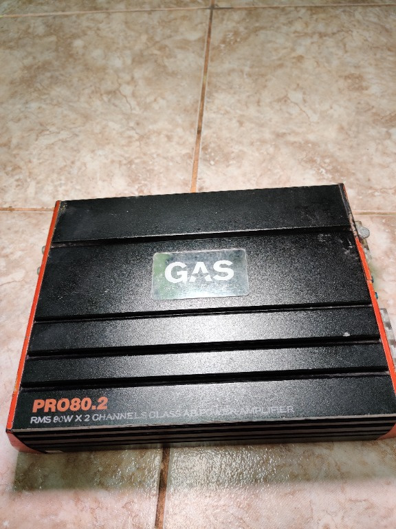 Amplificator auto gas pro 80.2 RMS 80w x 2 channel
