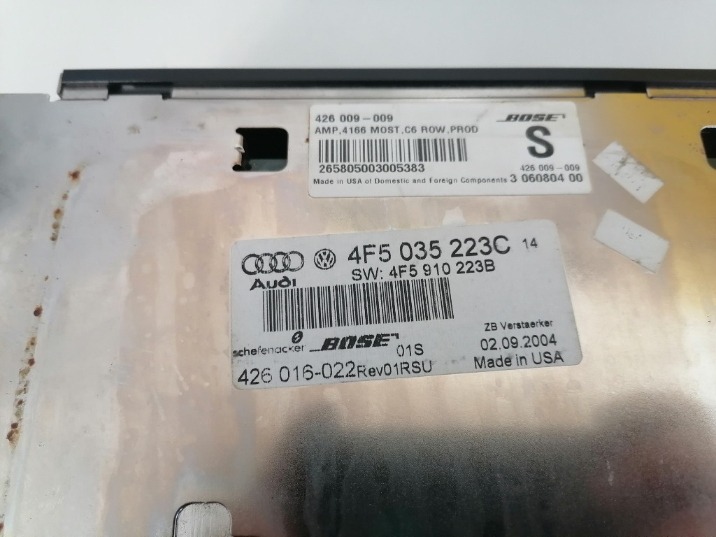 Amplificator BOSE Audi A6 C6 Cod 4F50352