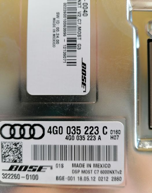 Amplificator Bose Audi A6 C7