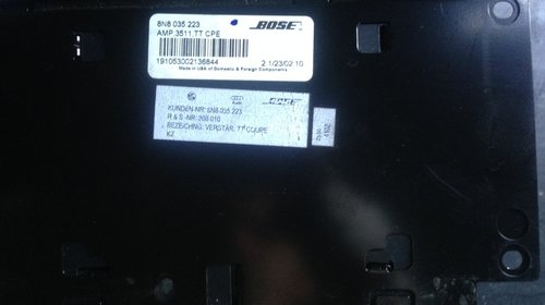 Amplificator BOSE Audi TT 8N8035223