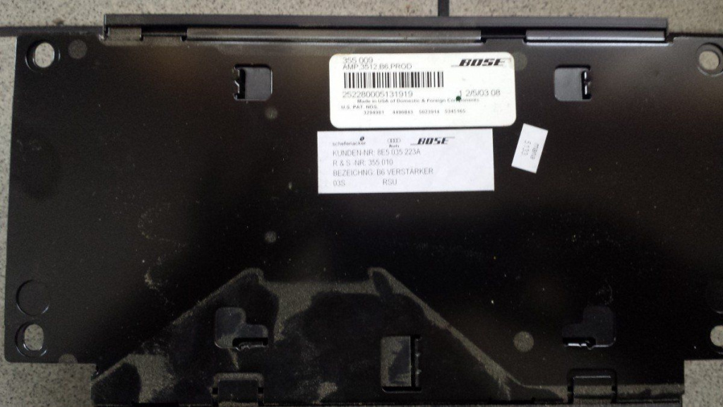Amplificator bose pentru Audi cod:8e503522a