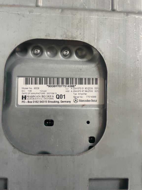 Amplificator harman c class w204 cod a20