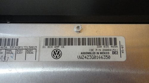 Amplificator OEM DSP Volkswagen Phaeton 3D0035465A