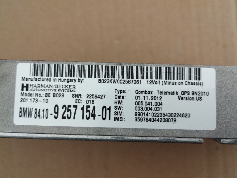 Amplificator Radio Audio BMW F30 2014 co