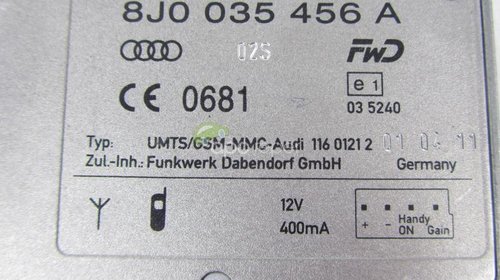 Amplificator semnal Gsm Audi Original 8J0036456A