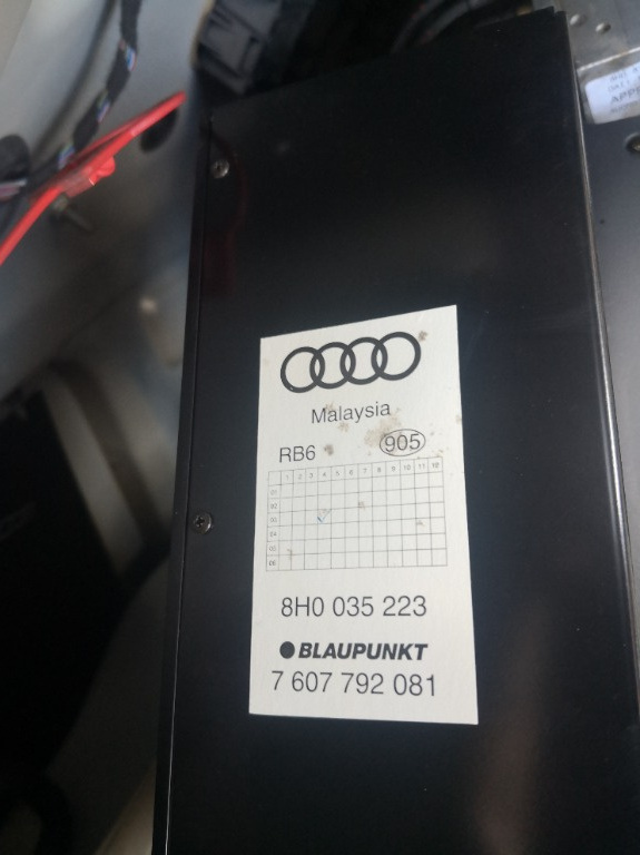 Amplificator statie 8H0035223 607792081 AUDI A4 B6
