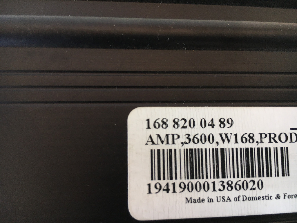 Amplificator statie bose mercedes a clas