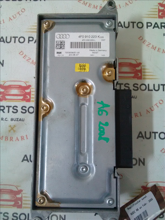 Amplificator sunet AUDI A6 an fabr. 2008