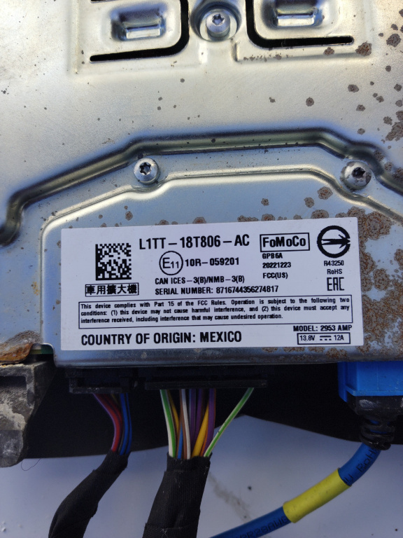 Amplificator sunet Ford Puma an 2023 10F