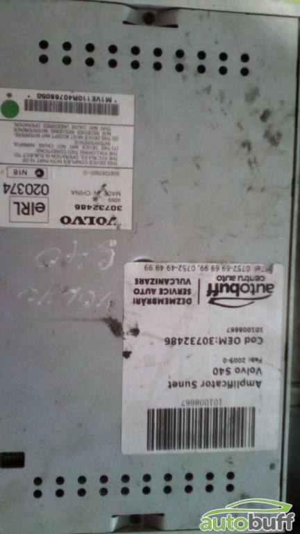 Amplificator Sunet Volvo S40 (20042012) orice motorizare 30732486