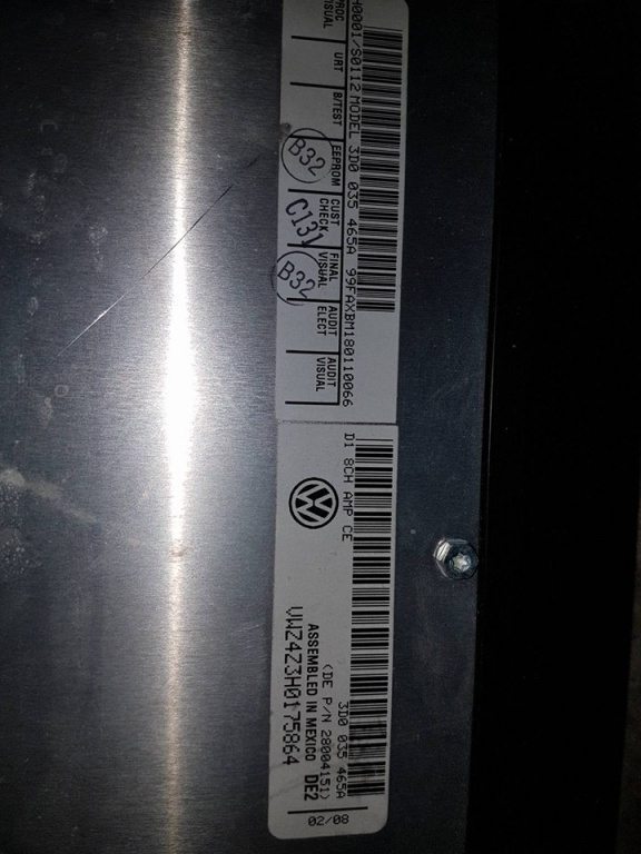 Amplificator vw phaeton cod 3d0035465a