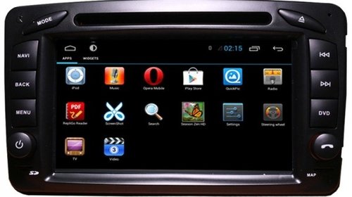 Android Navigatie Dvd Auto Gps Bluetooth Mercedes W203/ Vaneo/ Viano/ Vito/ W168/ CLK C209/ W209