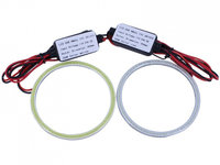 Angel Eyes Cob Compatibil Bmw seria 3 E46 2001-2006 M3 Cu Lupa 080617-2