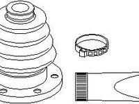 Ansamblu burduf, articulatie planetara AUDI 90 (8C, B4), AUDI 80 Avant (8C, B4), VW ATLANTIC I (16) - TOPRAN 109 305