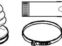 Ansamblu burduf, articulatie planetara Citroen C3 I (FC_), Citroen C3 Pluriel (HB_), Citroen C2 (JM_) - TOPRAN 721 158