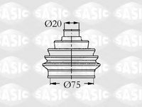 Ansamblu burduf, articulatie planetara VW ATLANTIC I (16), AUDI 500 (43, C2), AUDI 500 (44, 44Q, C3) - SASIC 9004600