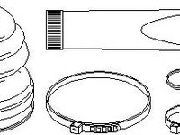 Ansamblu burduf, articulatie planetara VW GOLF Mk IV (1J1), VW GOLF Mk IV Estate (1J5), VW JETTA IV (1J2) - TOPRAN 111 636