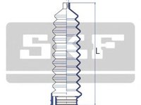 Ansamblu burduf, directie SEAT CORDOBA limuzina (6K1, 6K2), VW SCIROCCO (53B), VW PASSAT (3A2, 35I) - SKF VKJP 2016