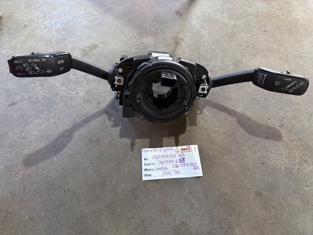 Ansamblu Manete Cu Spira Skoda Volkswagen Audi cod 2Q0953521AB 2Q0953502AB 2Q0959653