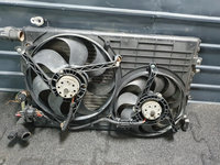 Ansamblu radiatoare cu ventilatoare SEAT IBIZA IV (6L1) [ 2002 - 2009 ] 16V (AUB, BBZ) 74KW|100HP OEM 6Q0820411E / 6Q0121207A