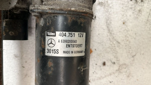 Ansamblu stergator + motoras Mercedes Vito W639 2.2 diesel 2006 404.751 A6398200040