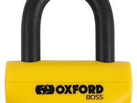 Antifurt Blocator Disc Frana Moto Oxford Boss Disc lock -16mm Shackle Metal Galben OF46