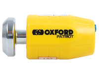 Antifurt Blocator Disc Frana Moto Oxford Patriot 14mm Pin Disc Lock Metal Galben OF40