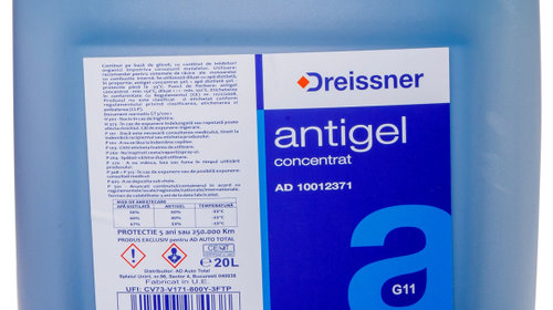 Antigel Concentrat Dreissner Albastru G11 20L