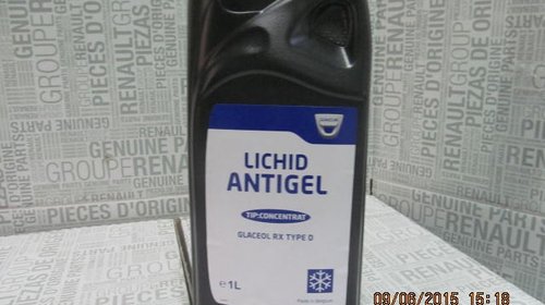 Antigel Dacia Glaceol RX Tip D Original 1 litru 6001997196