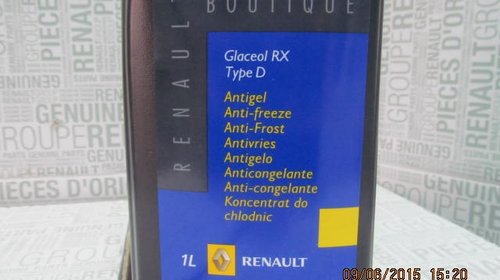 Antigel Renault Glaceol RX Tip D Original 1 litru 7711428132