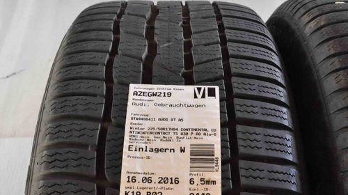 Anvelope Iarna 17 inch Continental 225/50 R17