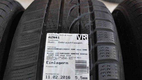 ANVELOPE IARNA Hankook Winter Icept Evo 215/60 R16