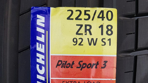 Anvelope vara NOI Michelin Pilot Sport 3 225/40 ZR18 92 W S1