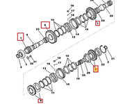 Arbore secundar, cutie de viteze manuala Peugeot 4007 2.2 HDI 4x4 6 trepte