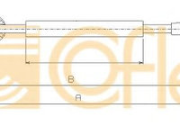 Arbore tahometru FIAT SCUDO caroserie (220L) (1996 - 2006) COFLE S07101