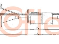 Arbore tahometru (S07125 COFLE) Citroen,FIAT,PEUGEOT
