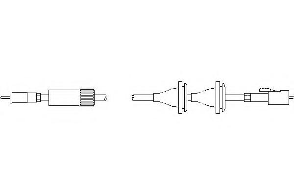Arbore tahometru VW CARAT (32B), VW CARAT combi (32B), VW CARAT limuzina (32B) - TOPRAN 103 427