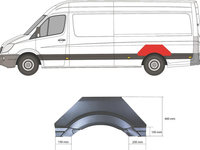 Arc aripa stanga/dreapta spate nou VW CRAFTER 30-35 bus 2E an 2006-2016