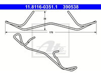 Arc etrier frana Ate 11811603511, parte montare : Punte fata