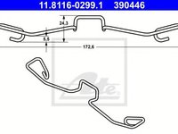 Arc, etrier frana AUDI A6 (4B2, C5) (1997 - 2005) ATE 11.8116-0299.1 piesa NOUA