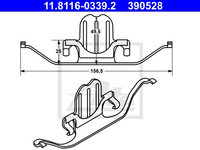 Arc, etrier frana BMW 3 Cabriolet (E93) ATE 11.8116-0339.2