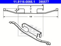 Arc, etrier frana BMW 3 cupe (E46) (1999 - 2006) ATE 11.8116-0066.1