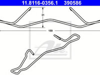 Arc, etrier frana FORD FOCUS III Turnier (2010 - 2020) ATE 11.8116-0356.1