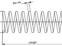 Arc spiral FORD ESCORT VII limuzina GAL AFL MONROE SP0039